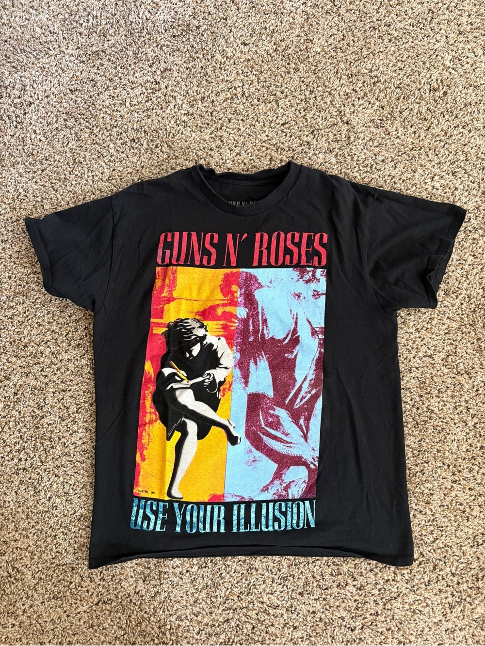 Guns N' Roses Use Your Illusion Black Graphic Tee